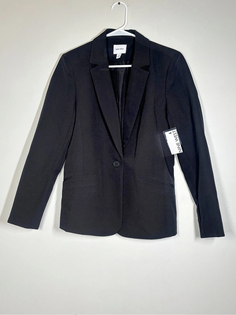 NWT Nine West Single-Button Blazer